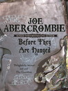 Before They Are Hanged (eBook): The First Law: Book Two
